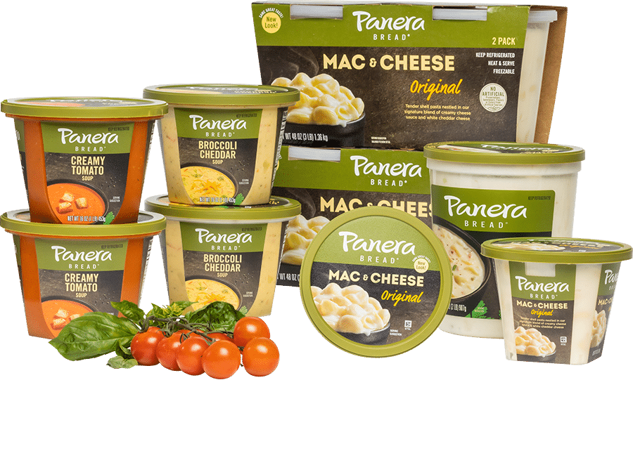 Group of Panera containers for Hero image.